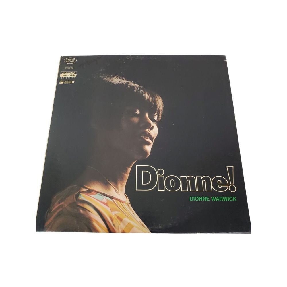 Vintage Dionne Warwick Double LP‎ Album Dionne! Collectible Vinyl GUC